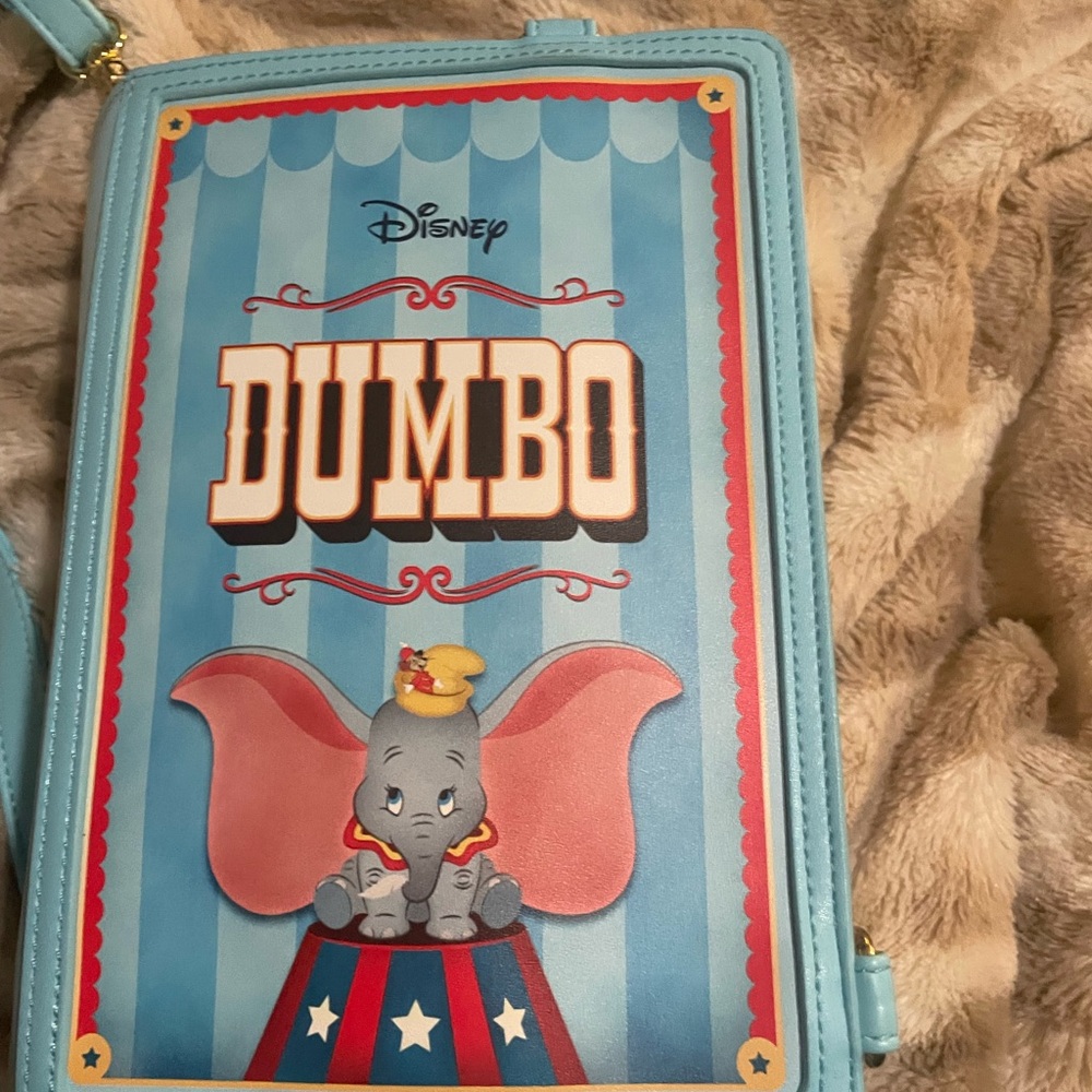 Disney Dumbo Blue and Red Crossbody Bag
